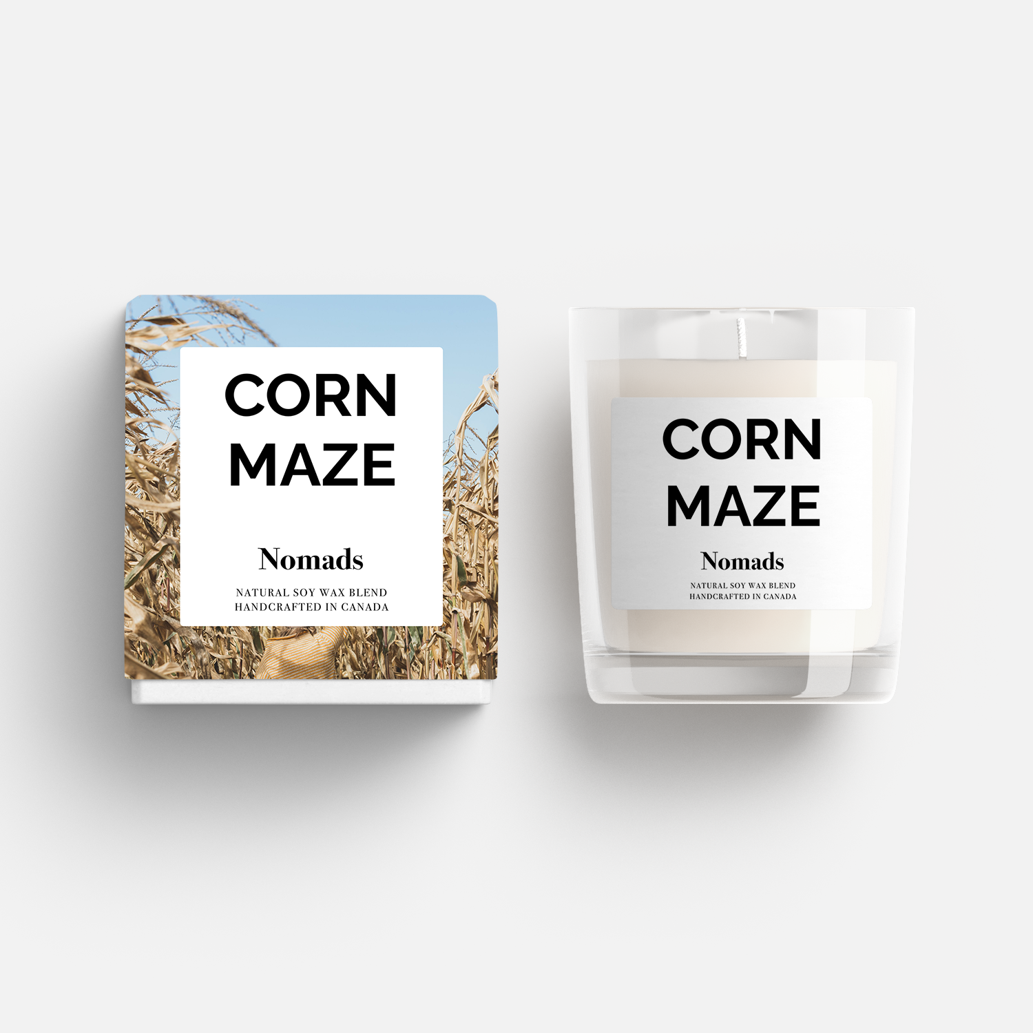 Corn Maze Candle